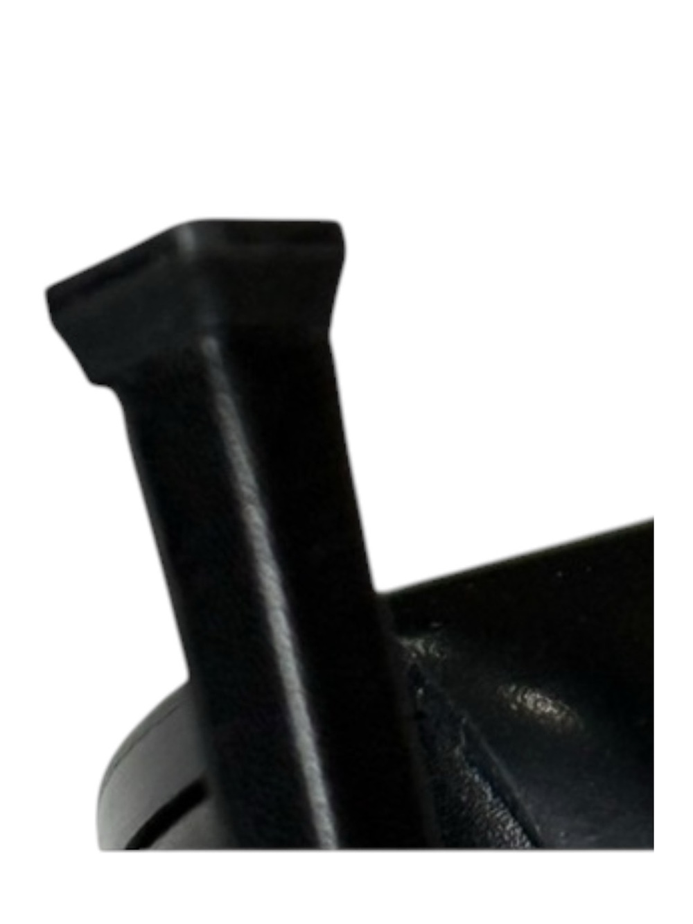 new Yves Saint Laurent ♔ Tribtoo 105 Platform Boots ♔ Black Leather Fur ♔ 11.5M - Picture 13 of 16